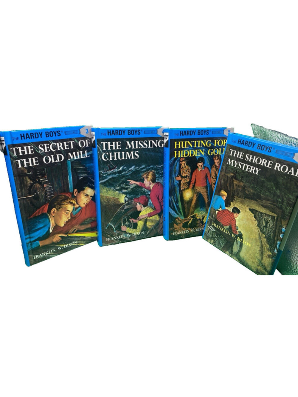 Hardy Boys Hardcover Lot 4 Books (#3-6)